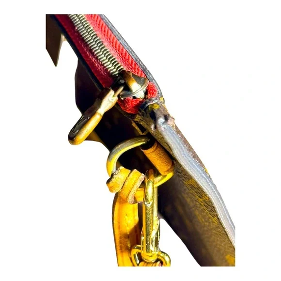 LOUIS VUITTON Neverfull Pouchette / Wristlet Monogram Brown in New Condition - Picture 5 of 13